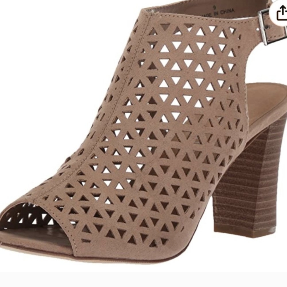 3/$15 Madden Girl brown block heels - dress shoes - Size 10